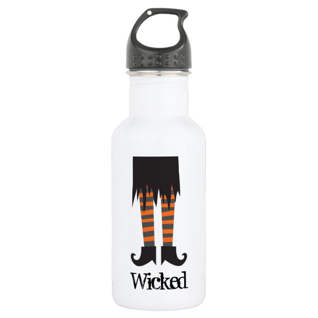 Bouteille D'eau En Acier Inoxydable Wicked Witch Funny Halloween (Devant)