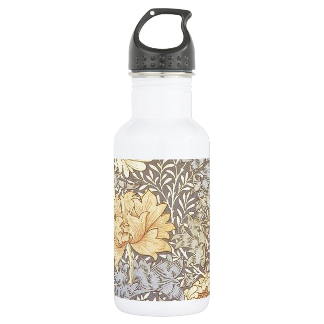 Bouteille D'eau En Acier Inoxydable William Morris Chrysanthemum Fleurs maman (Devant)