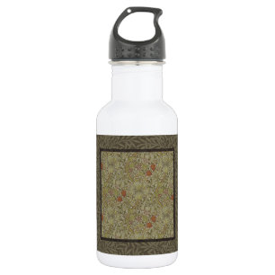 Bouteille D'eau En Acier Inoxydable William Morris Floral Lys willow art design