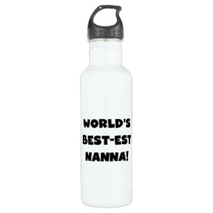 Bouteille D'eau En Acier Inoxydable Wold's Best-est Nanna