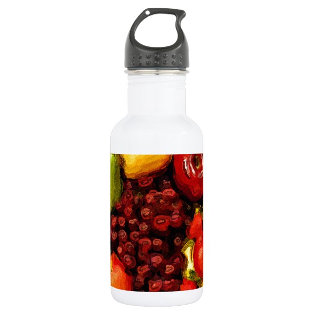 Bouteille D'eau En Acier Inoxydable Yum ! Yum ! (Devant)