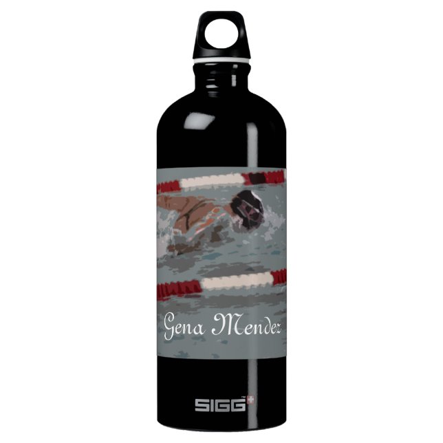 Bouteille D'eau En Aluminium Bain (Devant)
