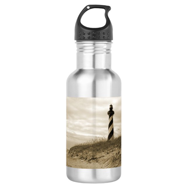 Bouteille d'eau en aluminium du phare de Cape Hatt (Devant)
