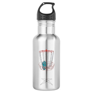 Bouteille d'eau en métal pour disc golf