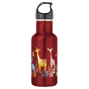 Bouteille D'eau Enfants Biberon Acier inoxydable Afrique Animaux