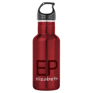 Bouteille D'eau Enfants modernes Rouge Blanc Personnalisé Petit
