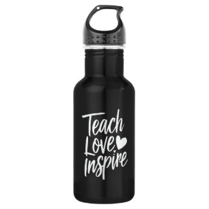Bouteille D'eau Enseigner Amour Inspirer Cadeau de la Journée des 