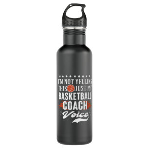 Bouteille D'eau entraîneur de basket   Je ne hurle pas