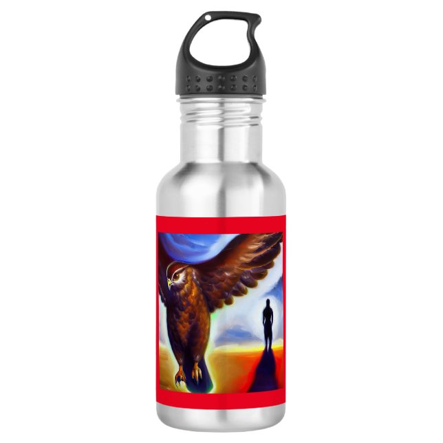 Bouteille D'eau Épervier animal Spirit 3 (Devant)