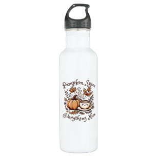 Bouteille D'eau Épices citrouilles Tout Beau Design Pour Automne