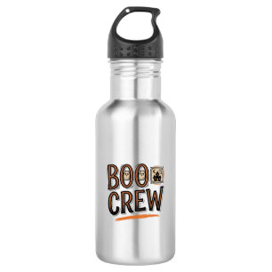 Bouteille D'eau Équipage Boo Modèle de chemise gravé Halloween vin