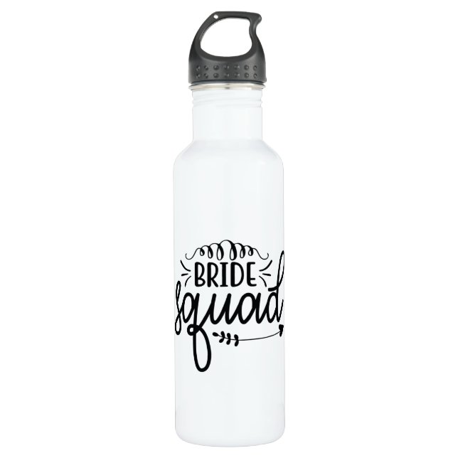 Bouteille D'eau Équipe de mariée (Devant)