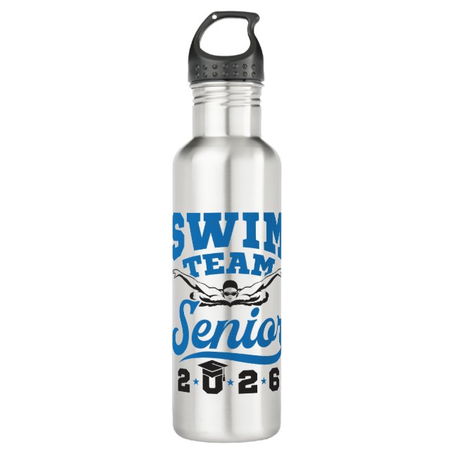 Bouteille D'eau Équipe de natation Senior 2026 (Devant)
