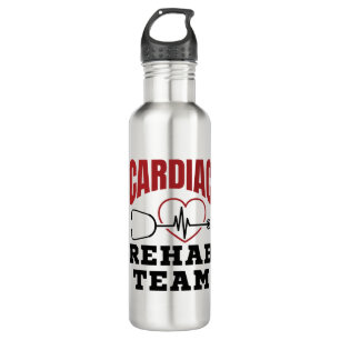 Bouteille D'eau Équipe de réadaptation cardiaque Cardiologue Infir