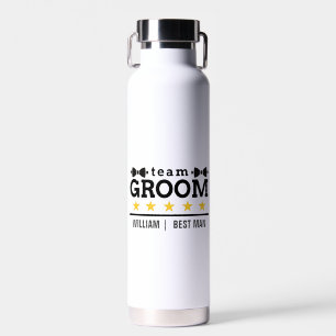 Bouteille D'eau Équipe Groom Maquillage personnalisé pour garçons 