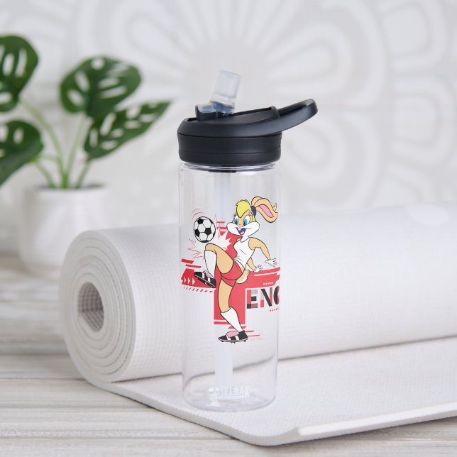 Bouteille D'eau Équipe Lola Bunny Angleterre Graphique de football (Yoga)