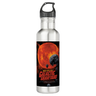 Bouteille D'eau Espace cimetière crâne Halloween Galaxie des horre