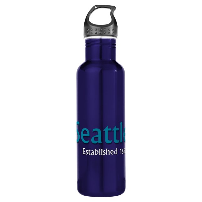 Bouteille d'eau établie de Seattle (24 oz) (Devant)
