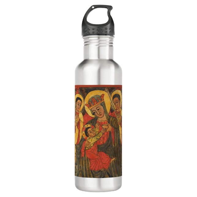 Bouteille D'eau éthiopien l Orthodoxe l Theotokos l Disciples, (Devant)