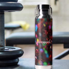 Bouteille D'eau Étincelle rouge foncé