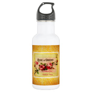Bouteille D'eau Étiquette de parfum français vintage