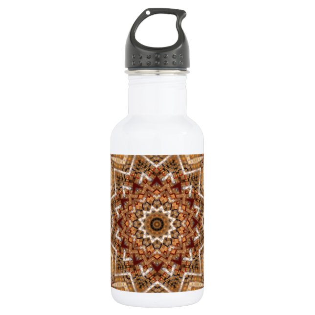 Bouteille D'eau Étoile Brown légère Kaleidoscope (Devant)