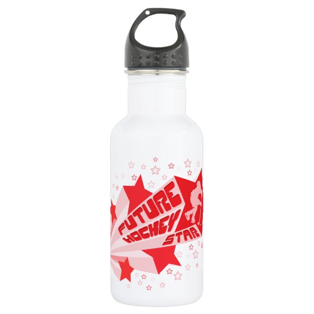 Bouteille D'eau Étoile de hockey (Devant)