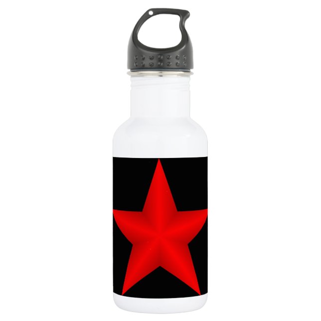 Bouteille D'eau Étoile rouge (Devant)