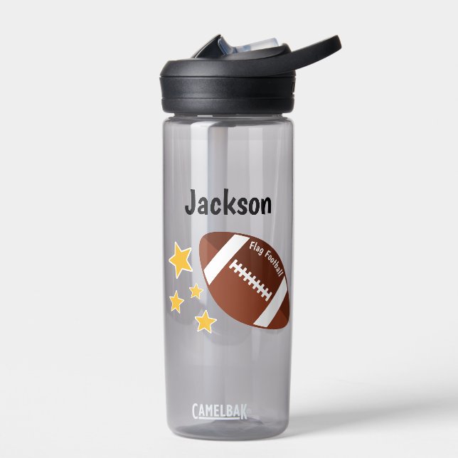 Bouteille D'eau Étoiles de football drapeau pour enfants Personnal (Gauche)
