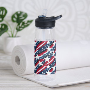 Bouteille d'eau Étoiles patriotiques