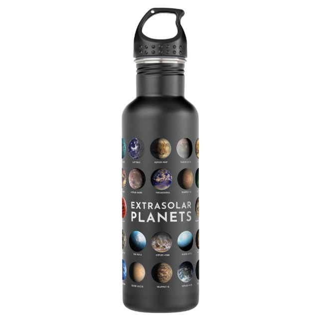 Bouteille D'eau Exoplanet Extrasolar Planet Astronomy Space Astrop (Devant)