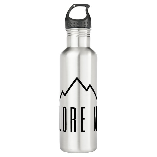 Bouteille D'eau Explore More Mountain Stainless Steel Water Bottle (Devant)