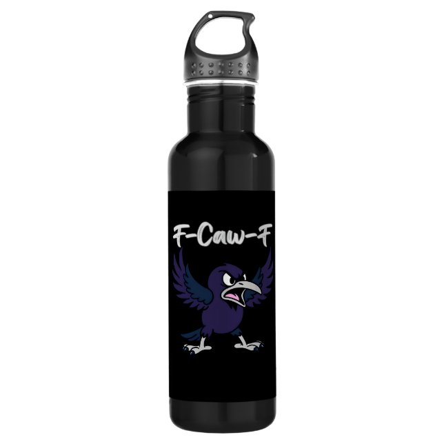 Bouteille D'eau F-Caw-F Aesthetic Graphic (Devant)