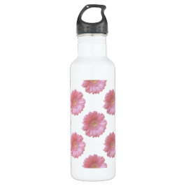 Bouteille D'eau Faisée de gerbera rose pâle