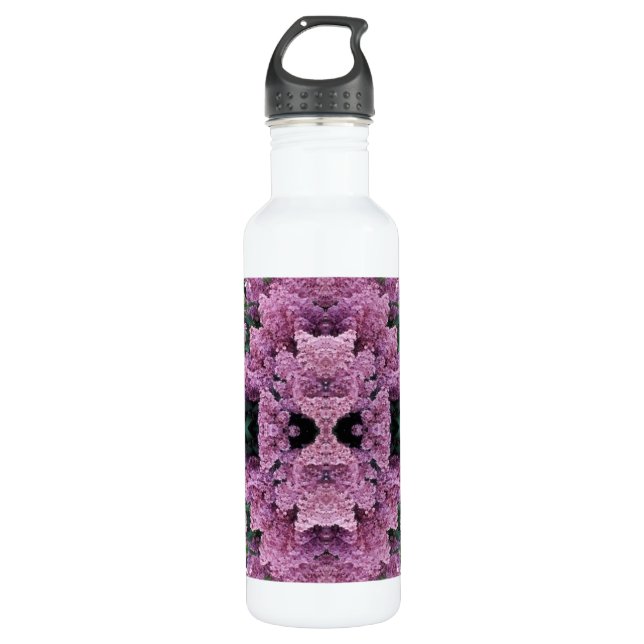 bouteille d'eau faite sur commande 24 blancs (Devant)