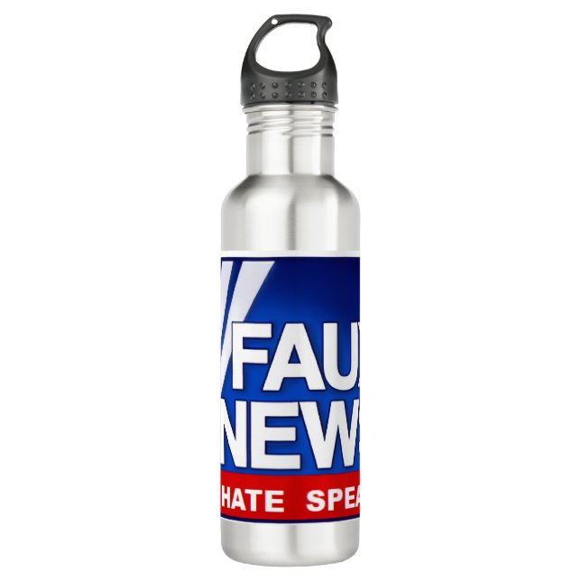 Bouteille D'eau Faux News (Devant)