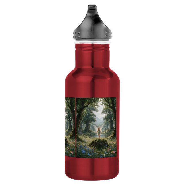 Bouteille D'eau Fée dans la forêt enchantée (Droite)