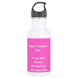 Bouteille D'eau Fête de la Mère Valentine