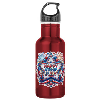 Bouteille D'eau Fête patriotique du 250e anniversaire du 4 juillet