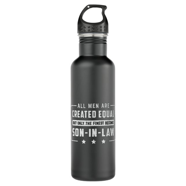 Bouteille D'eau Fier Meilleur Fils En Droit Son Awesome Idée Cadea (Devant)
