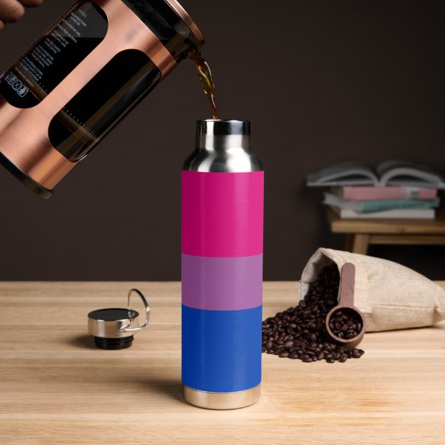 Bouteille D'eau Fierté bisexuelle ! (Gym)
