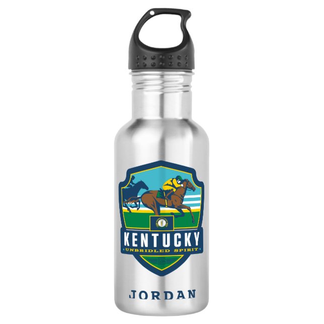 Bouteille D'eau Fierté de l'État | Kentucky (Devant)
