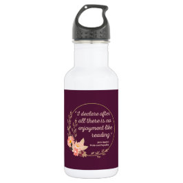 Bouteille D'eau Fierté et préjugé Citation III - Style mignon