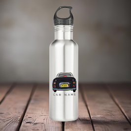 Bouteille D'eau Figarines Jote Black Figaro Nom de voiture Monogra