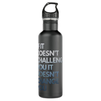 Bouteille D'eau Fitness Motivation Shirt Citation Inspirationnelle