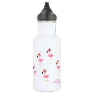 Bouteille d'eau Flamant rose mignonne pour enfants