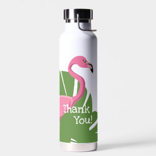 Bouteille D'eau Flamant rose personnalisé Tropical enterrement de 
