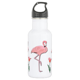 Bouteille D'eau Flamant rose rose