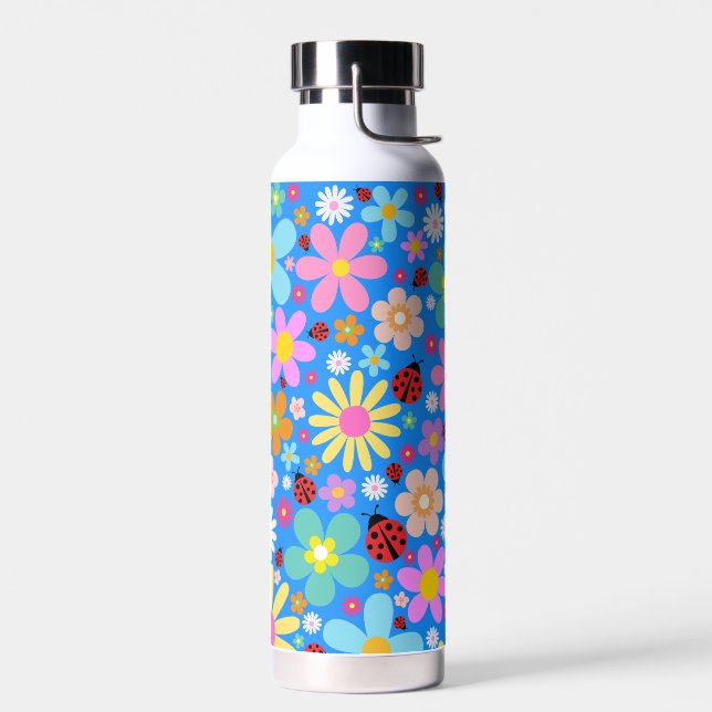 Bouteille D'eau Fleurs de fête Paruline (Gauche)