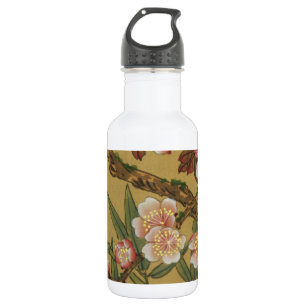 Bouteille D'eau Fleurs Japonaises Asiatiques Fleur de Cerisier Vin